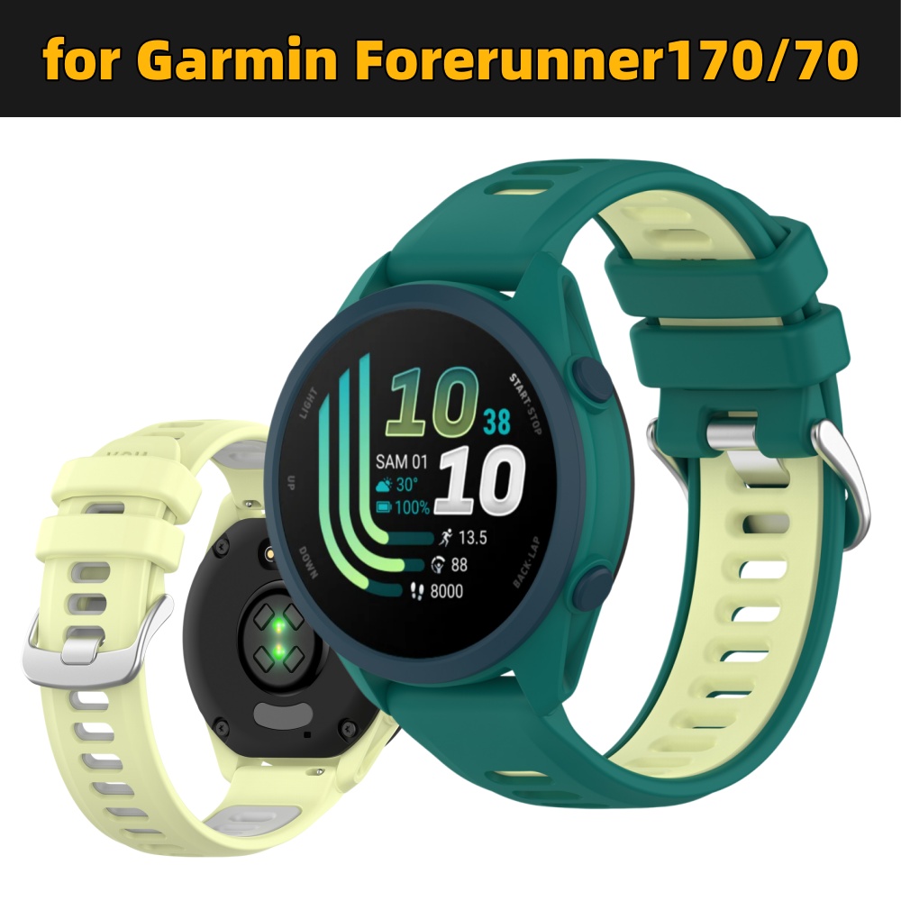 Dual-Color Silicone Sport Watc - Silicone Watch Band 22Mm review and price