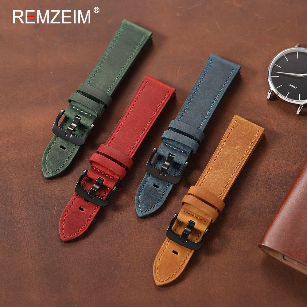 Classic Men's Crazy Horse Leat - Leather Strap Quick Release review and price