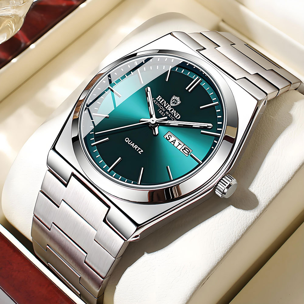 BINBOND Genuine Men Watch Ligh - Seiko Watch 5 Sports review and price