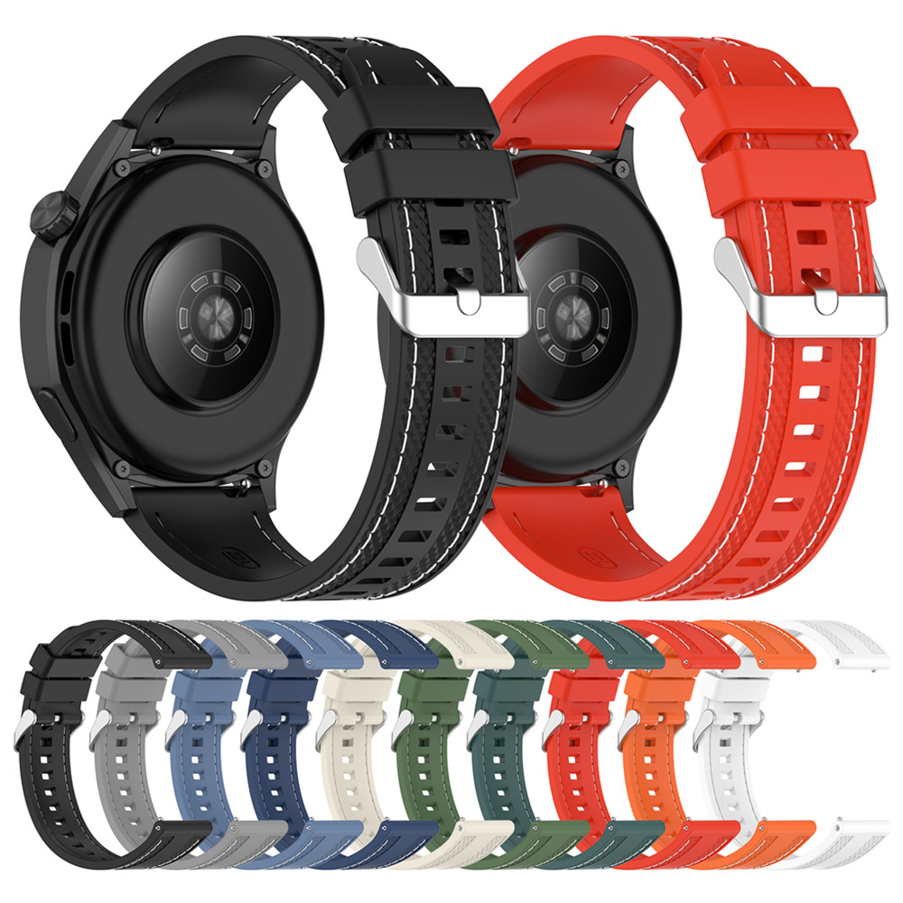 22mm Stitching silicone univer - Silicone Watch Band 22Mm review and price
