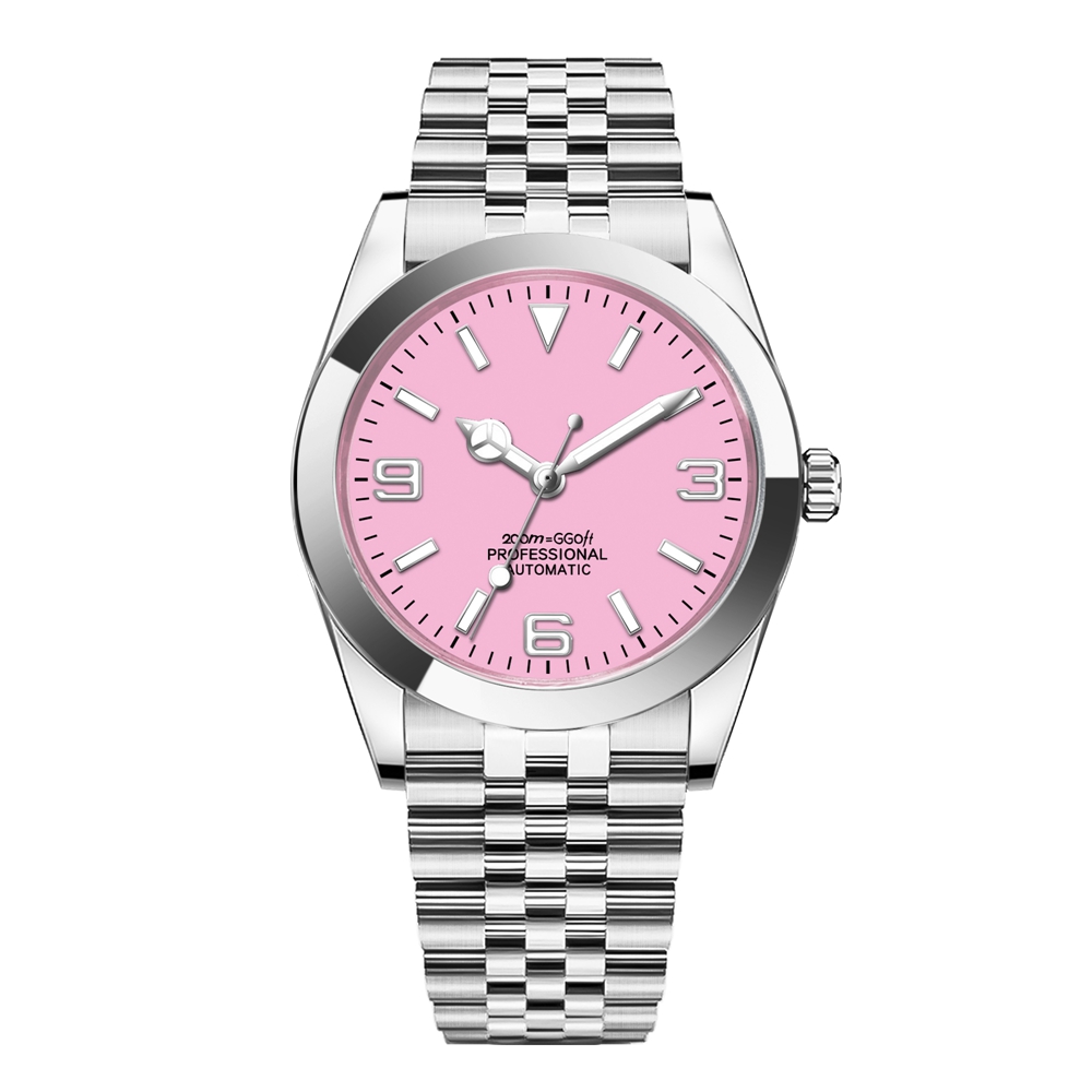 Custom Logo Luxury NH35 Watch  - Stainless Bracelet Diver review and price