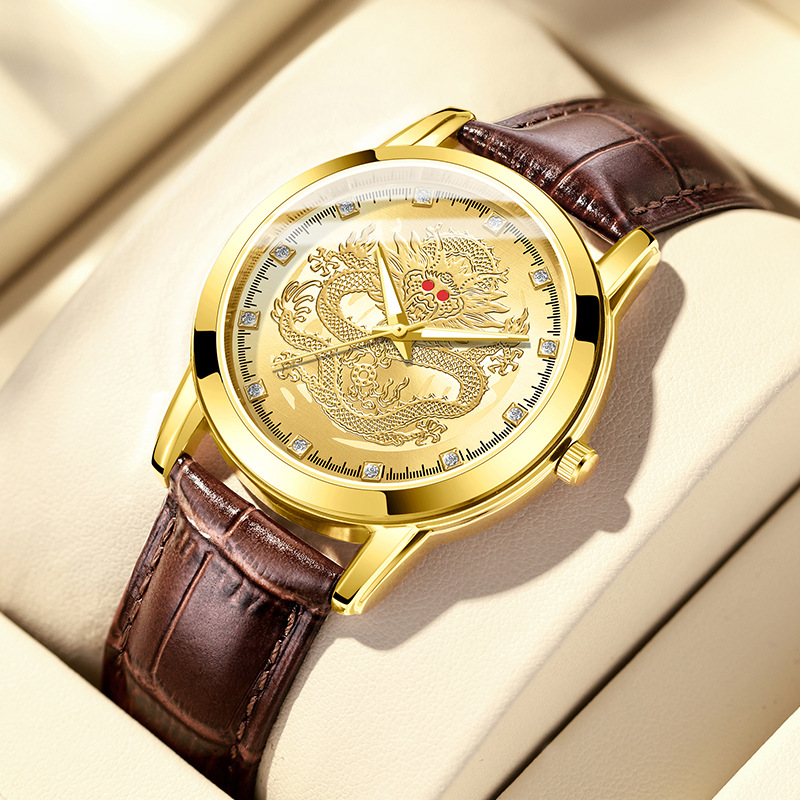 Men Quartz Watch Leather Strap - Leather Watch Band Men review and price